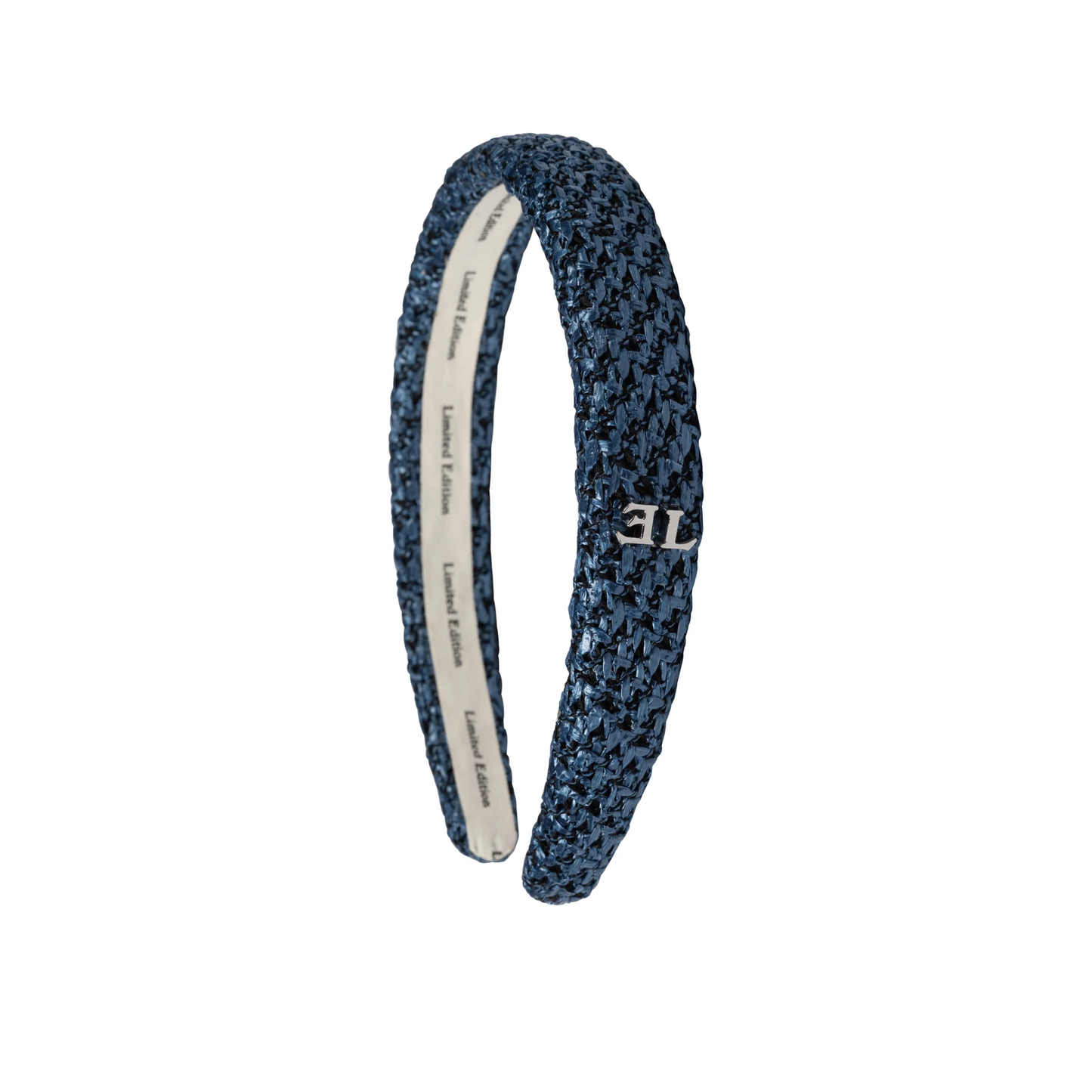 Limited Edition Dusk Blue Crochet Raffia Headband