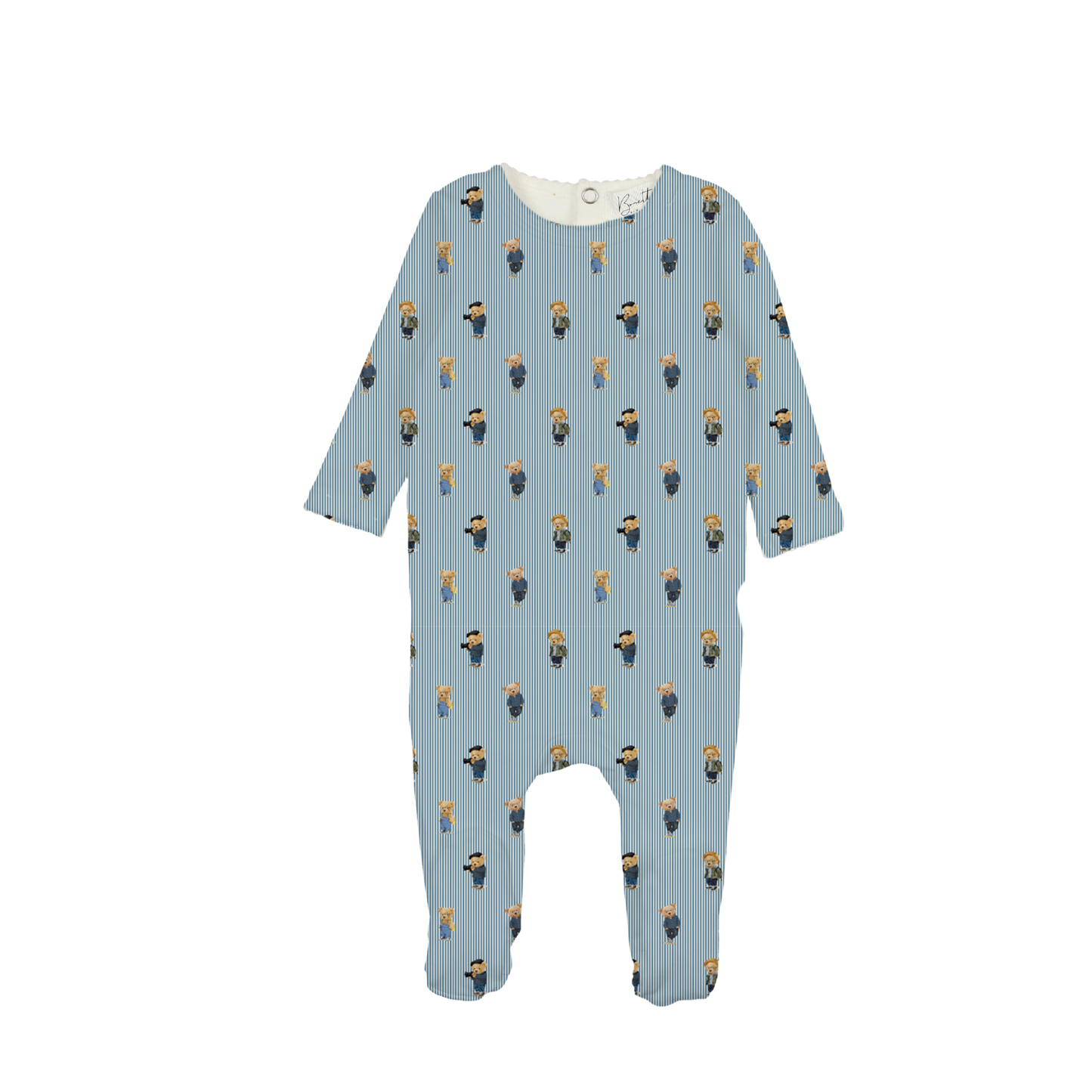 Bopop Blue Bear Footie