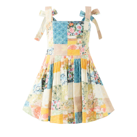 Marlo Kids Multi Daniella Denim Mini Dress