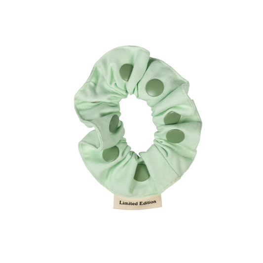 Limited Edition Cool Mint Denim Snap Scrunchie