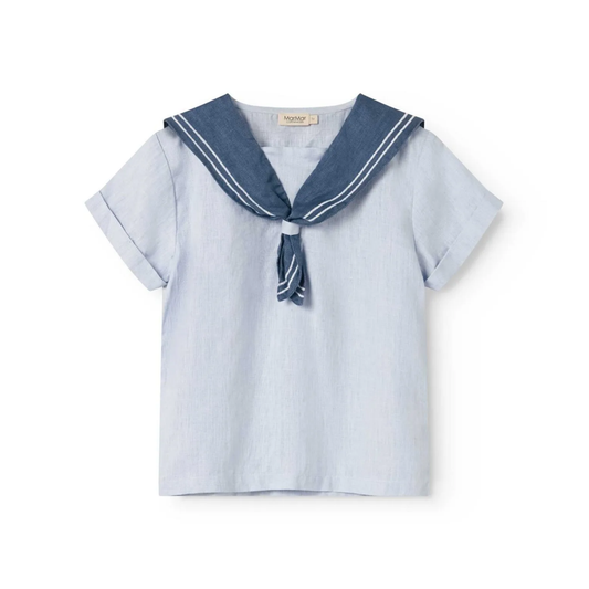 Marmar Blue Mist Tosea Short Sleeve Tee