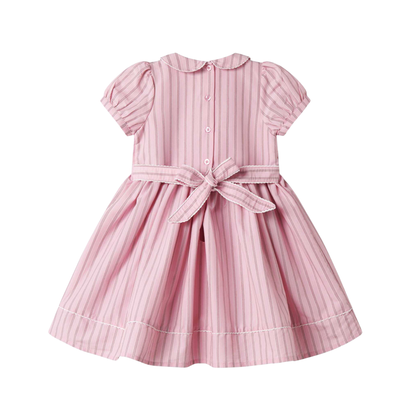 Marmar Bonbon Pink Stripes Darcel Short Sleeve Dress