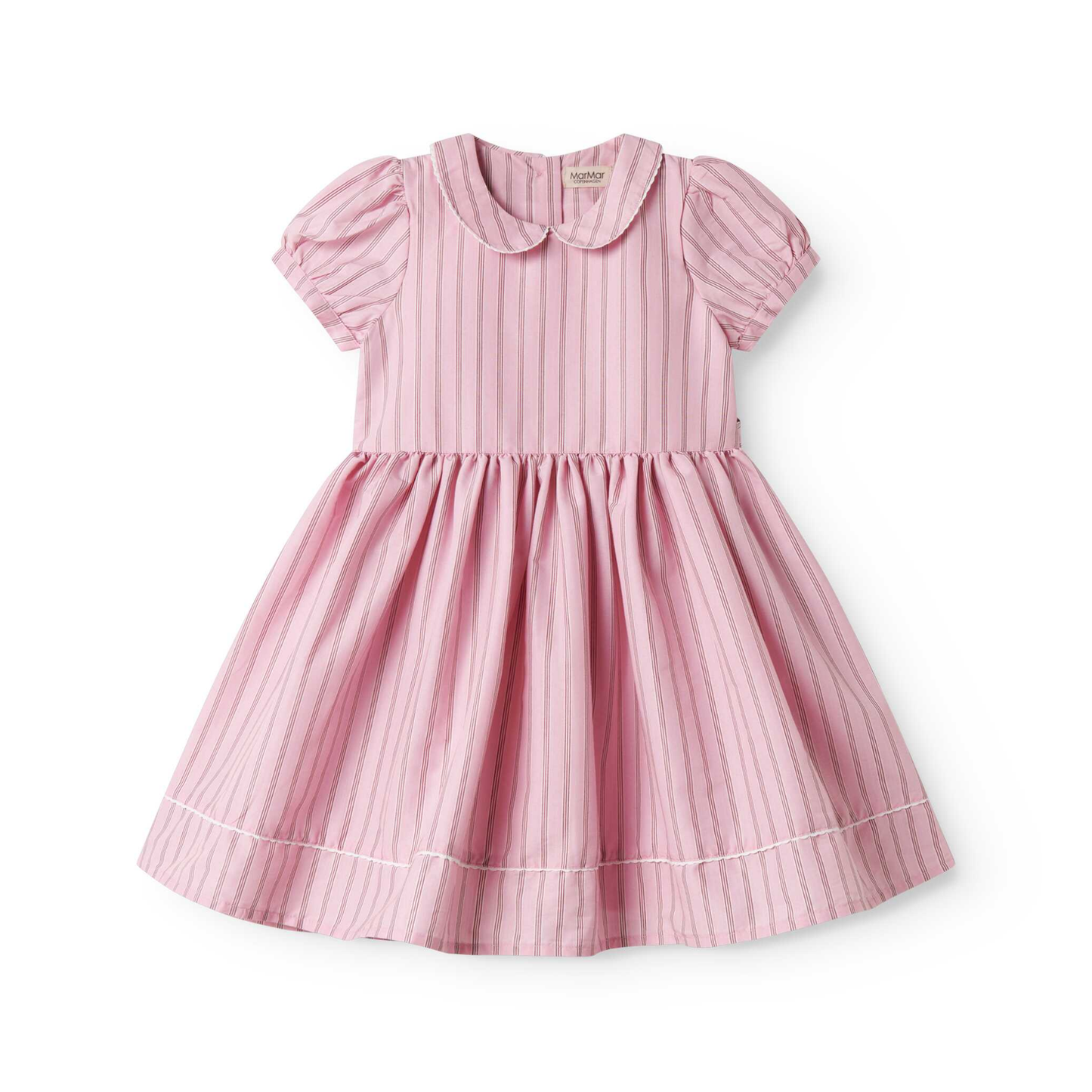 Marmar Bonbon Pink Stripes Darcel Short Sleeve Dress