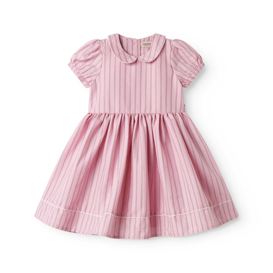 Marmar Bonbon Pink Stripes Darcel Short Sleeve Dress