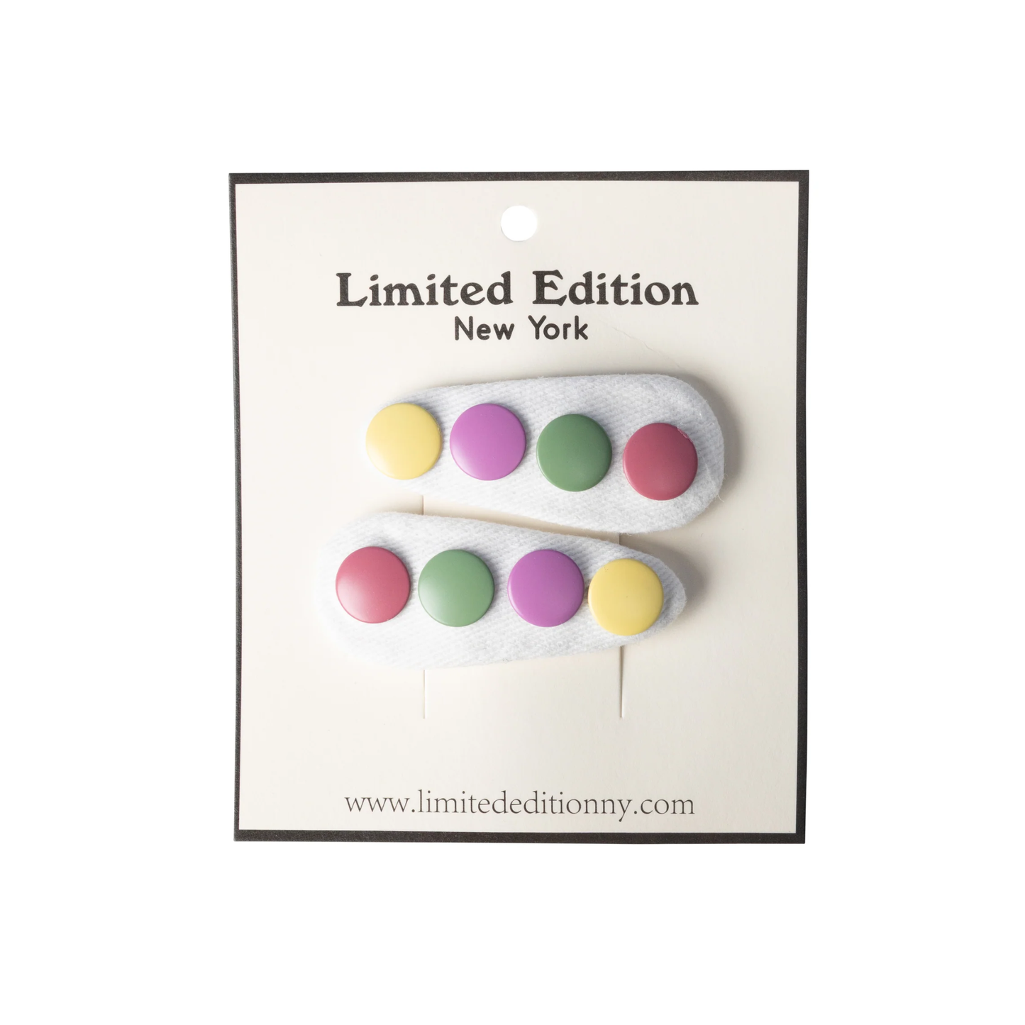 Limited Edition White Denim Snap Snap Clip Set