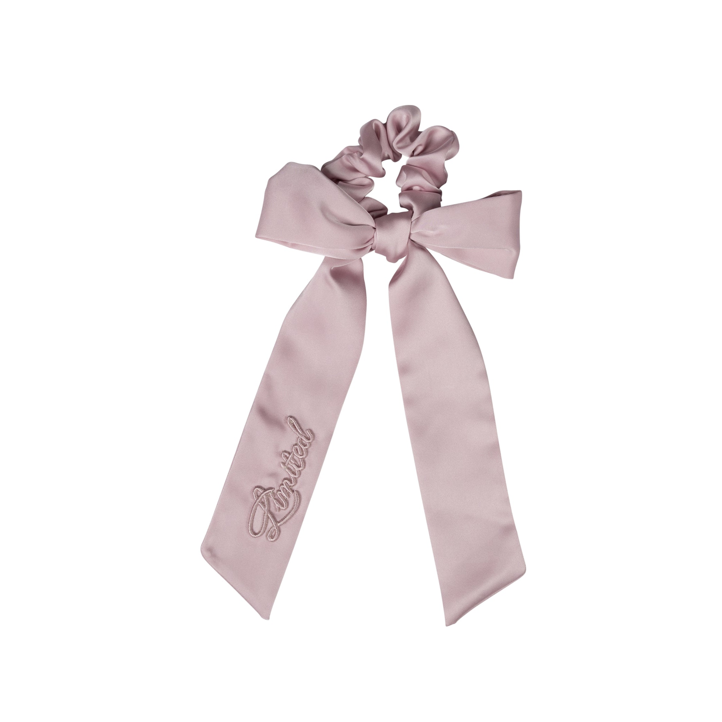 Limited Edition Powder Pink Monochromatic Satin Hair Tie