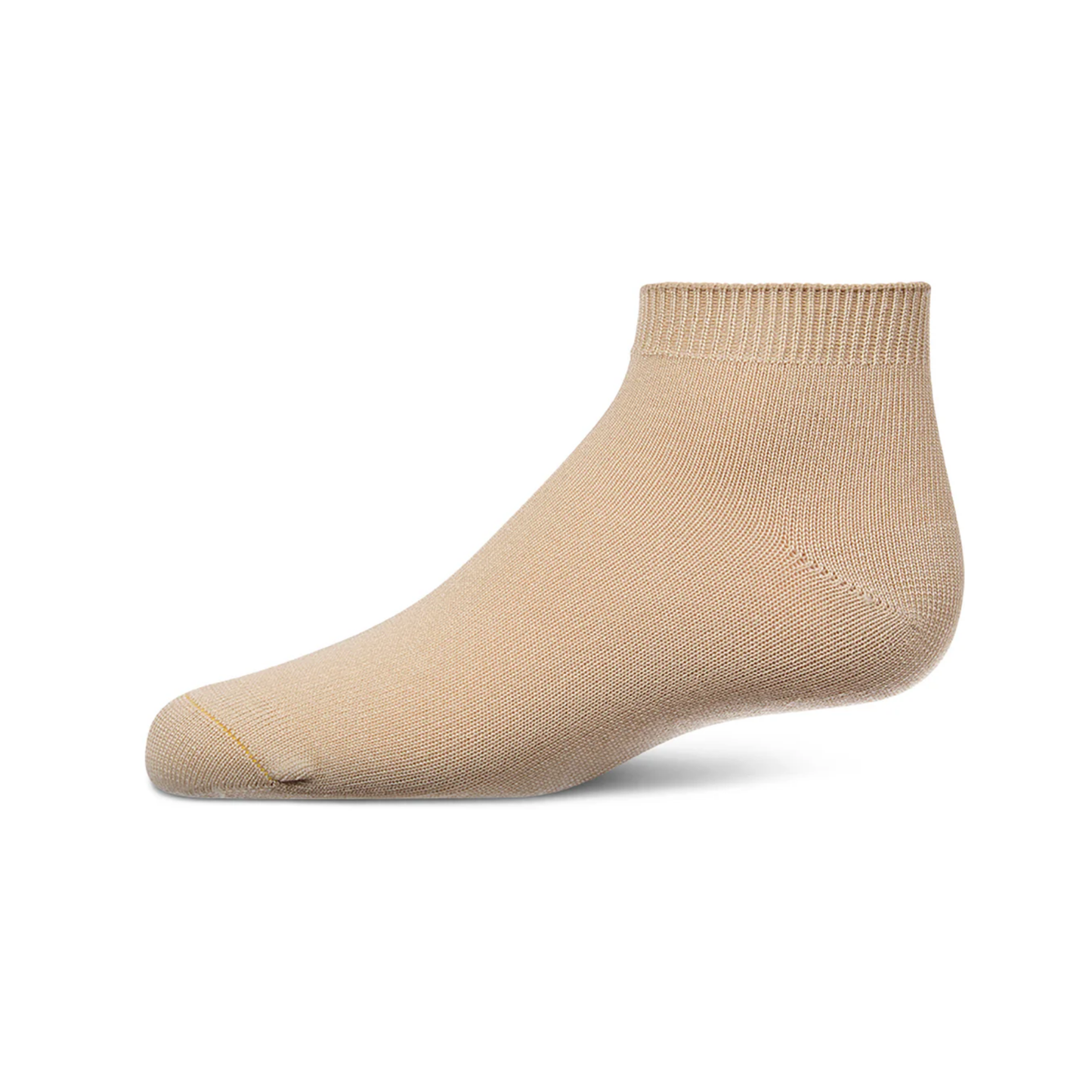 Memoi Almond Kids Basic Soft Rayon from Bamboo Anklet Socks