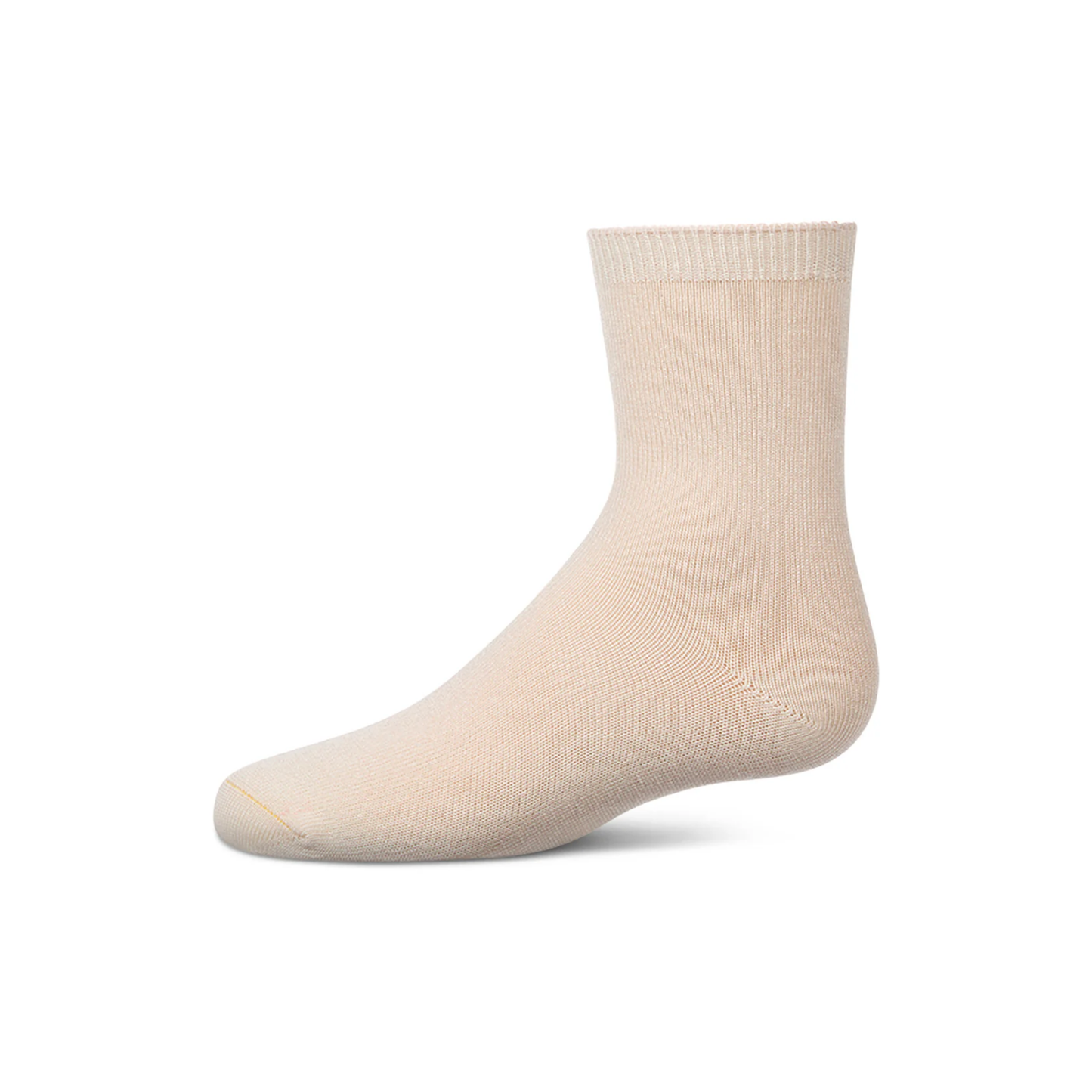 Memoi Vanilla Toddlers and Kids Basic Soft Rayon from Bamboo Crew Socks