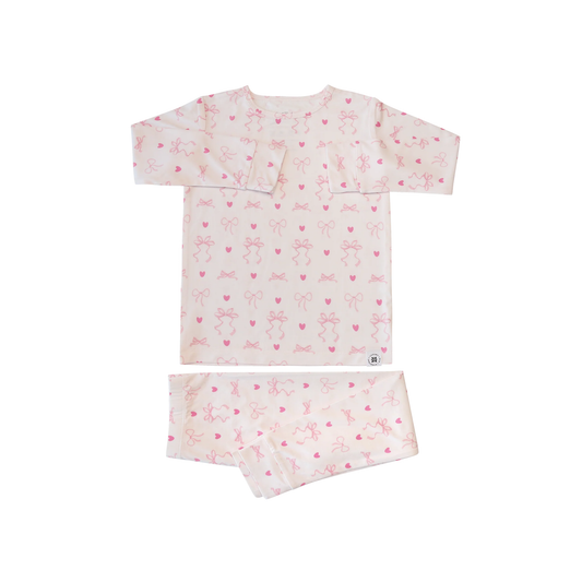 Sweet Bamboo Pink Precious Little Lady Pajama