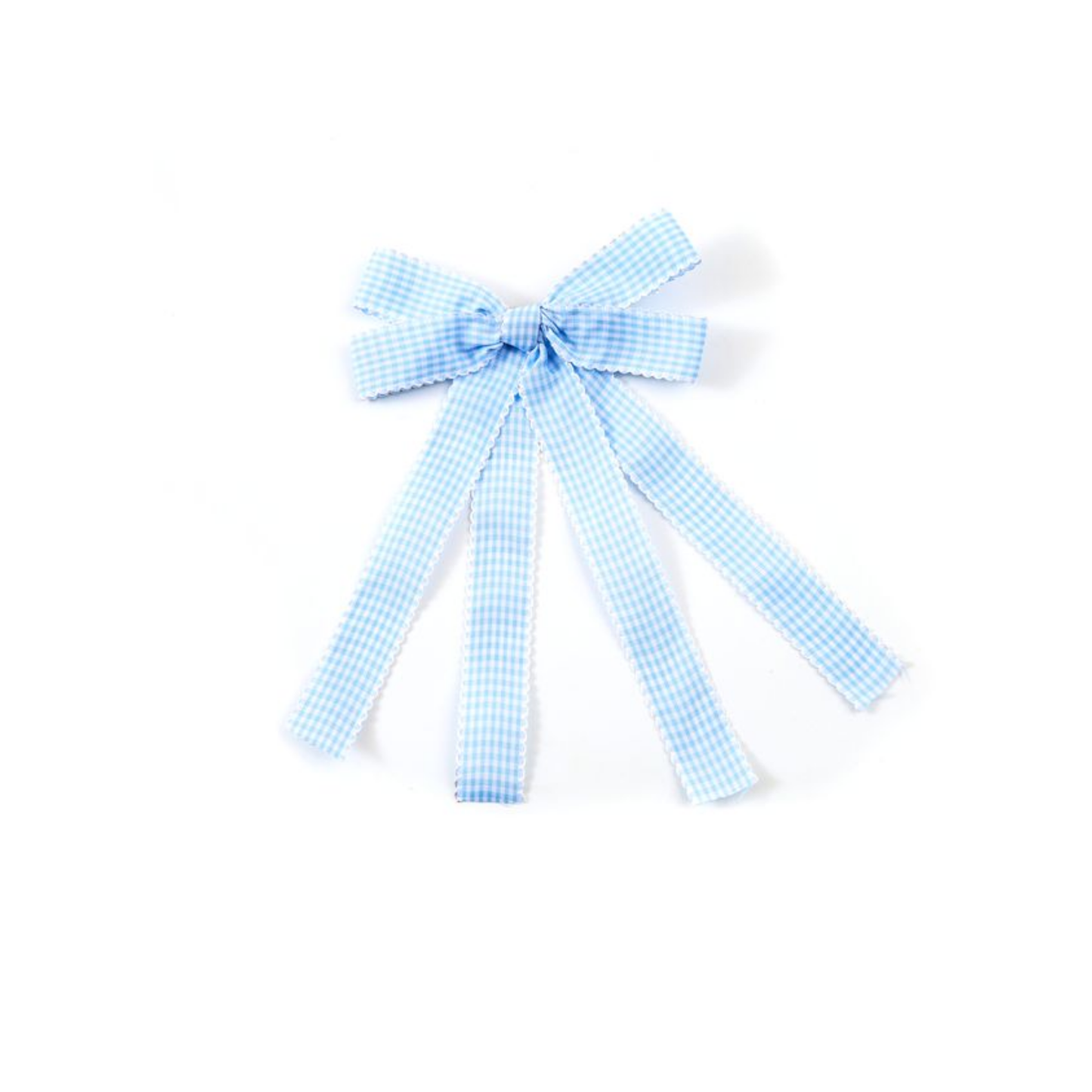 Halo Jocelyn Gingham Scalloped Longtail Clip