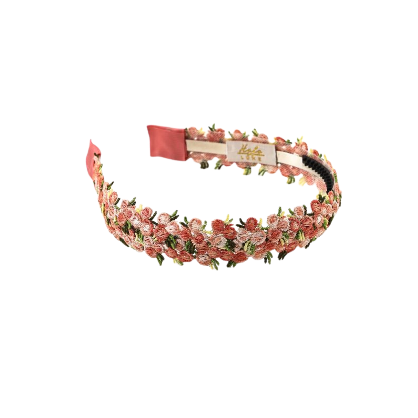 Halo Gia Embroidered Floral Headband