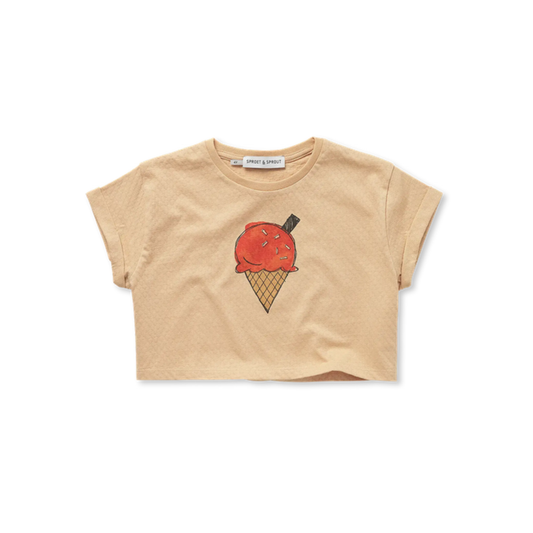 Sproet & Sprout Orange Ice Cream Short Sleeve Tee
