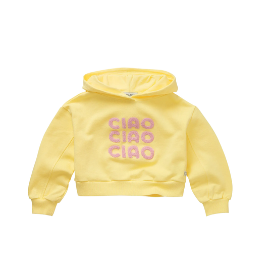 Sproet & Sprout Yellow Boxy Long Sleeve Hoodie