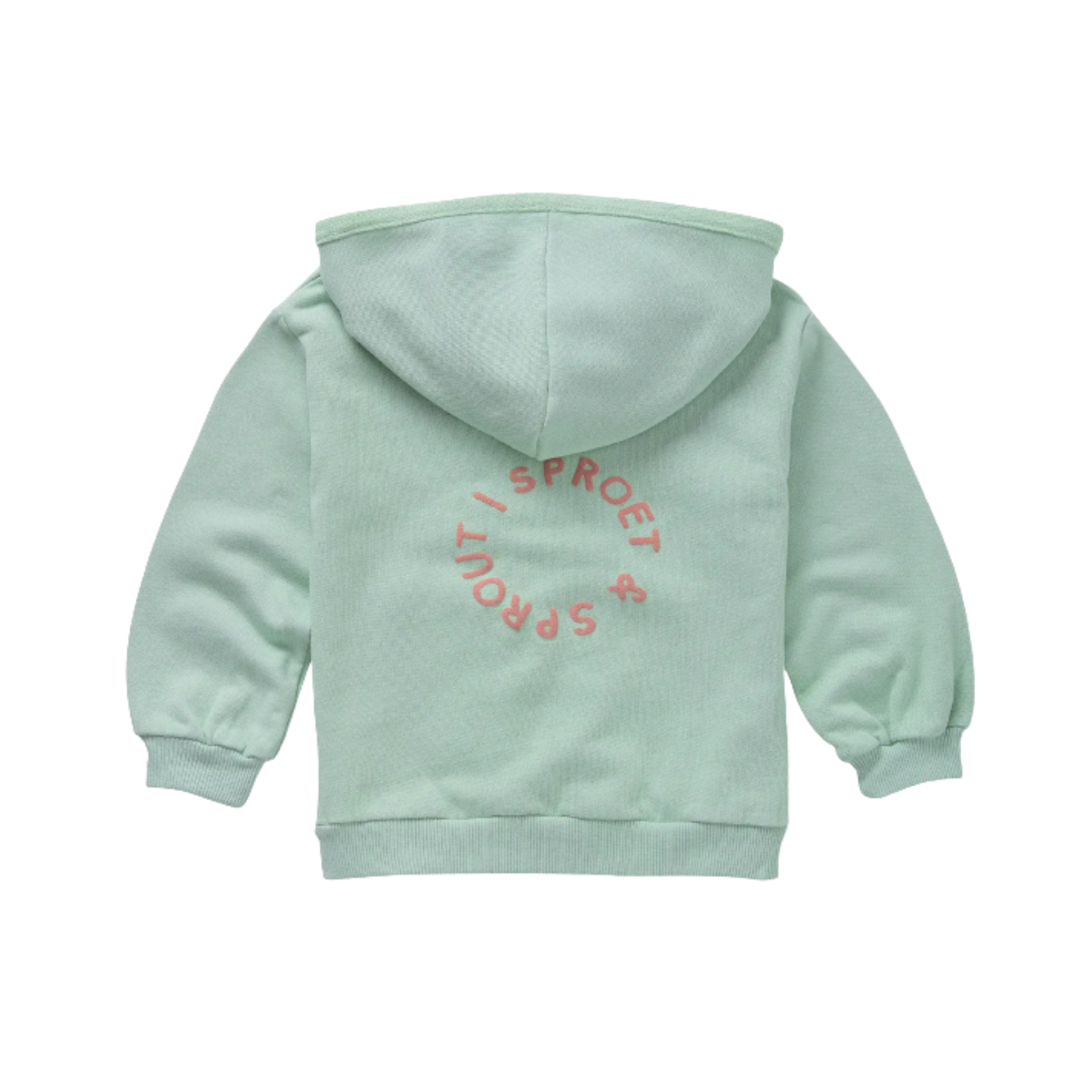 Sproet & Sprout Aqua Zip Up Logo Hoodie