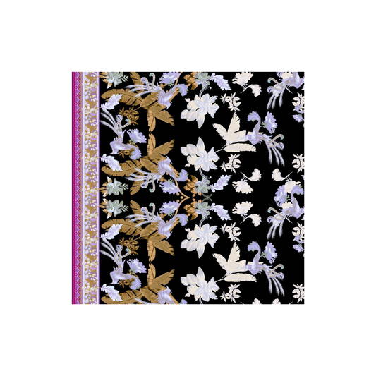 Nicsessories Noir Botanica Headscarf