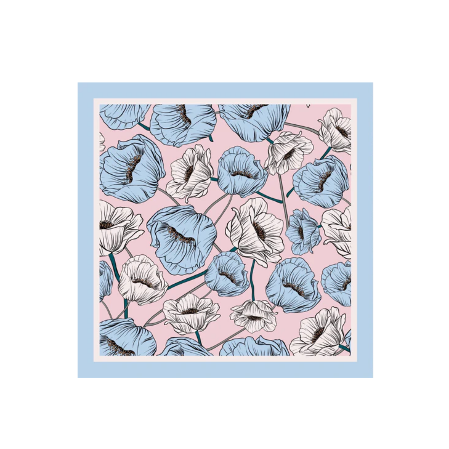 Nicsessories Powder Bloom Headscarf