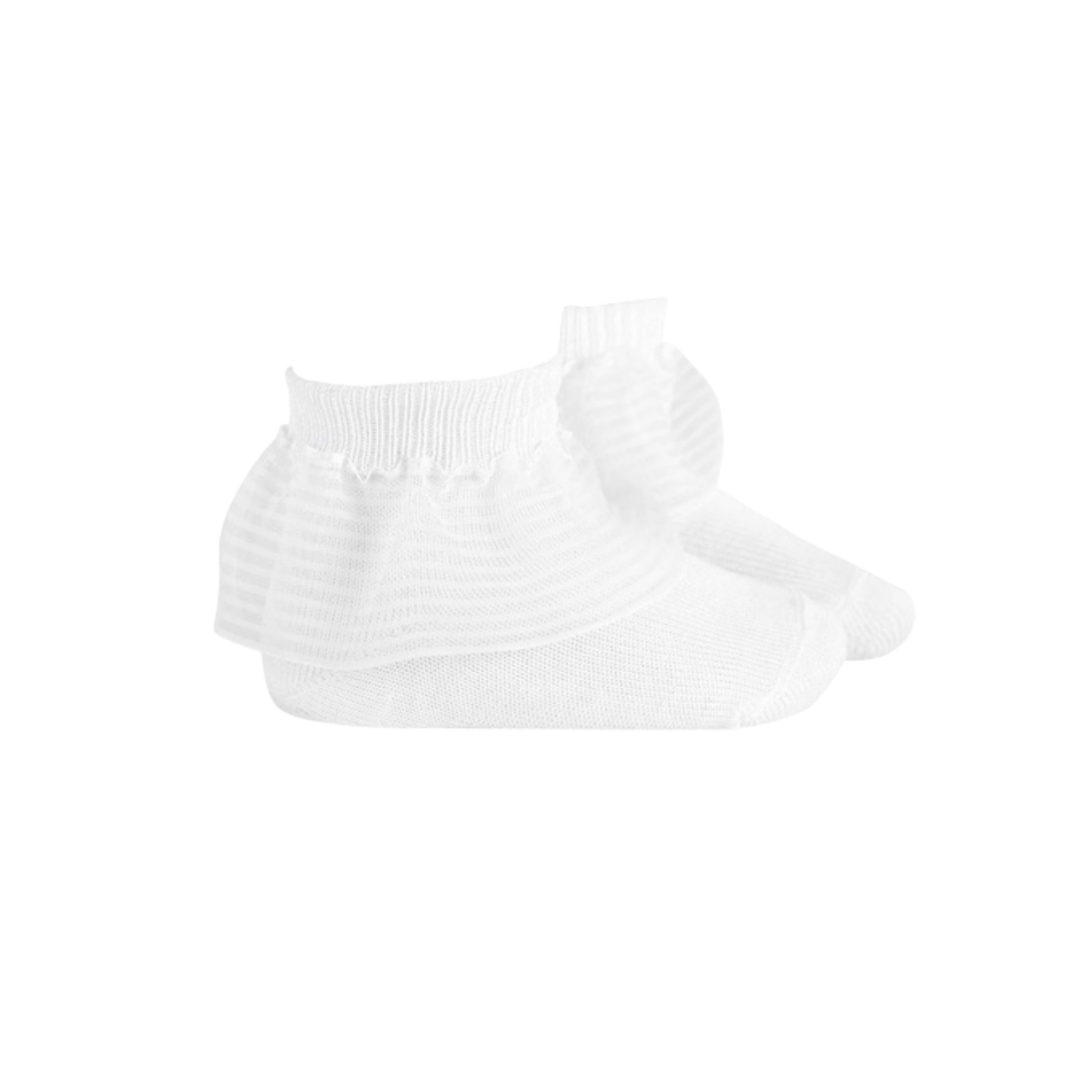 Condor Sock W/ Sheer Striped Frill