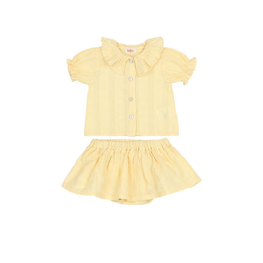 Buho Sun Chic Lurex Skirt Set