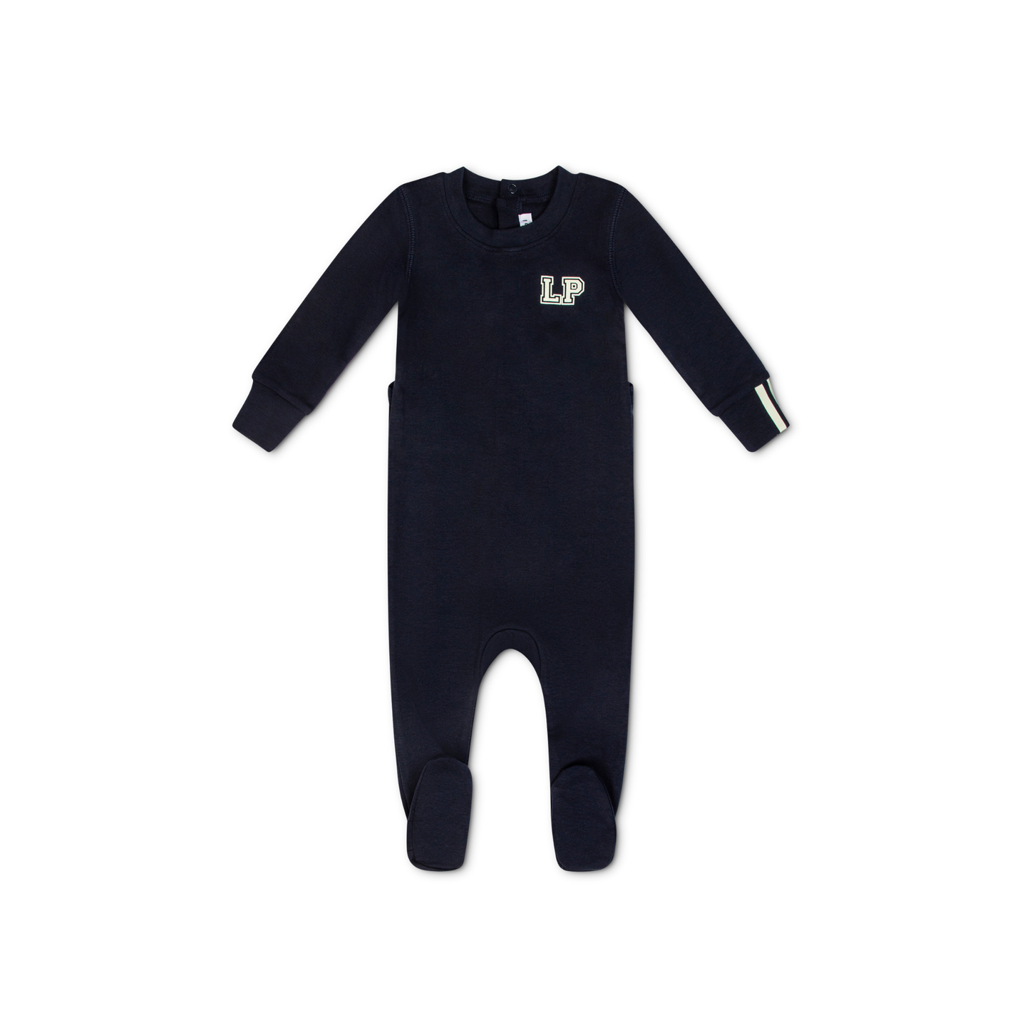 Little Parni Navy Blue Glow In Dark Footie