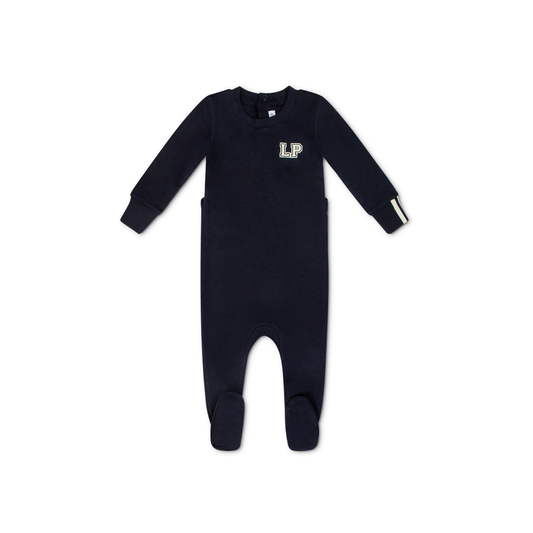 Little Parni Navy Blue Glow In Dark Footie