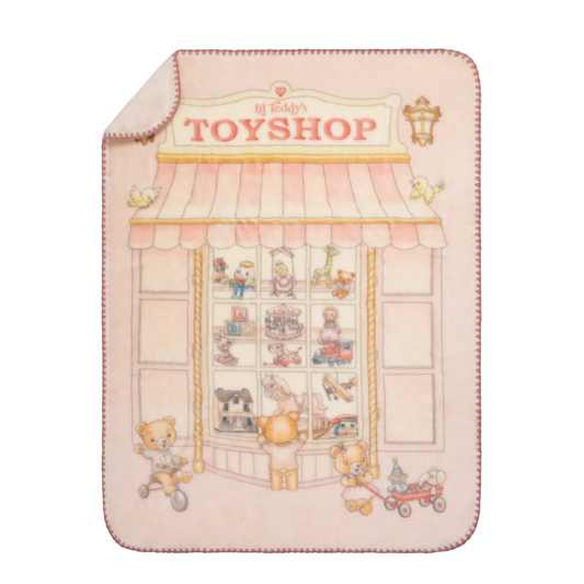 Lil Teddy Teddy`s Toy Shop Blanket