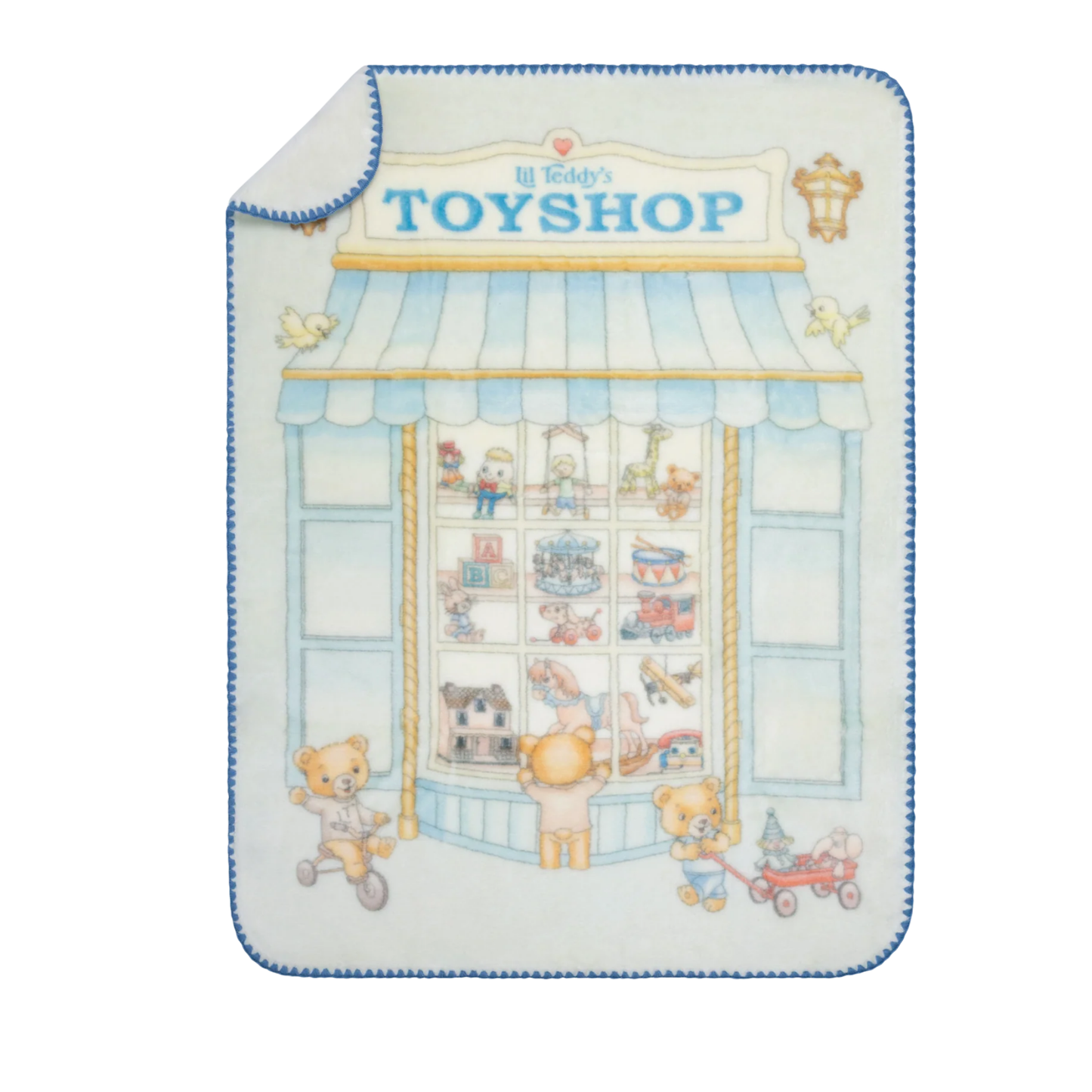 Lil Teddy Teddy`s Toy Shop Blanket