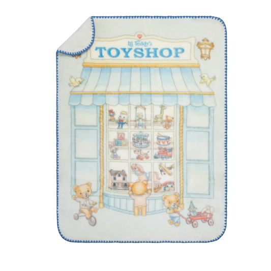Lil Teddy Teddy`s Toy Shop Blanket
