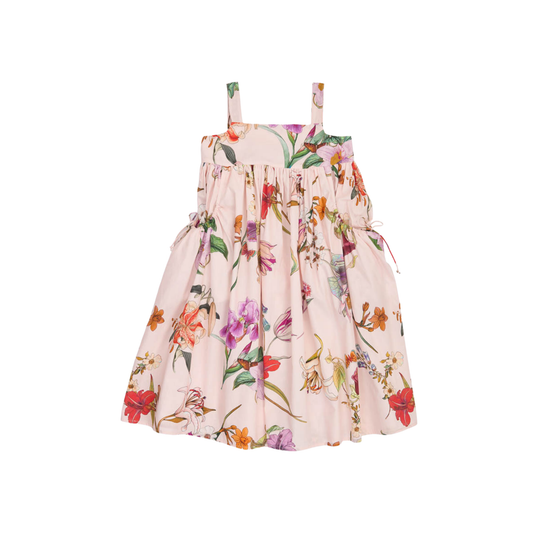 Christina Rohde Blush Delicate Floral Print Dress
