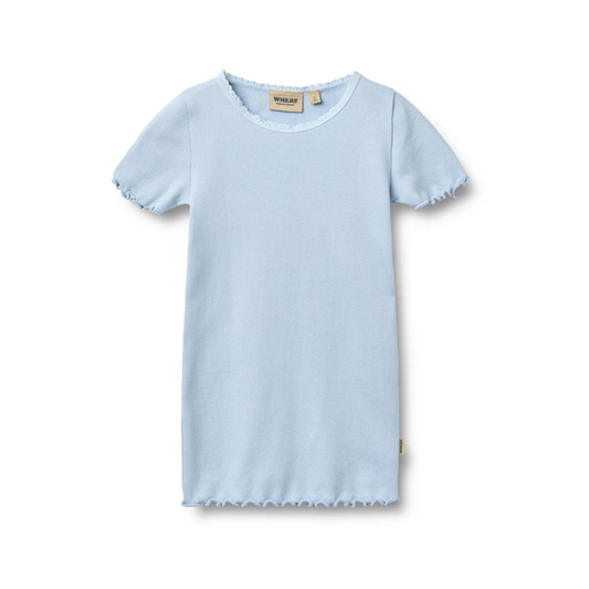Wheat Air Rib T-Shirt Short Sleeve Katie