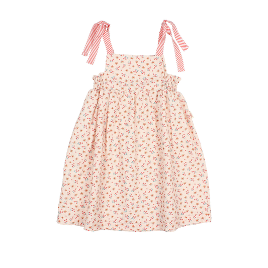Buho Coral Fruits Picnic Dress