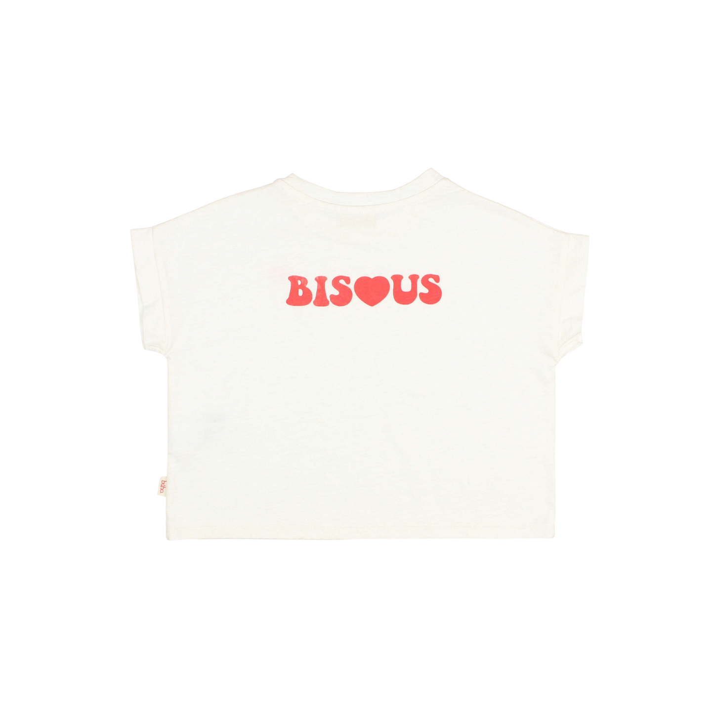 Buho White Bisous Short Sleeve Tee