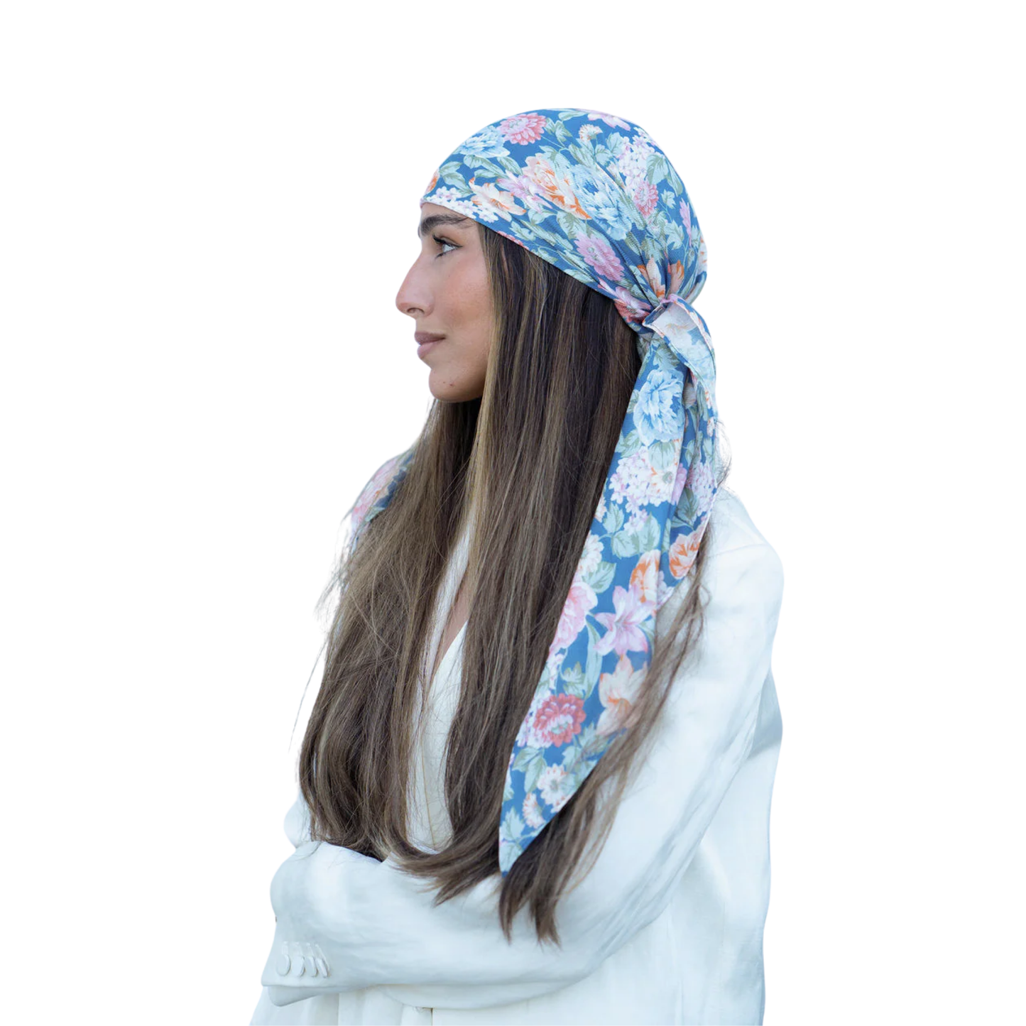 The Scarf Bar Wildflower Square Headscarf