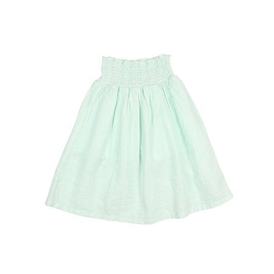Buho Aqua Chic Lurex Short Skirt