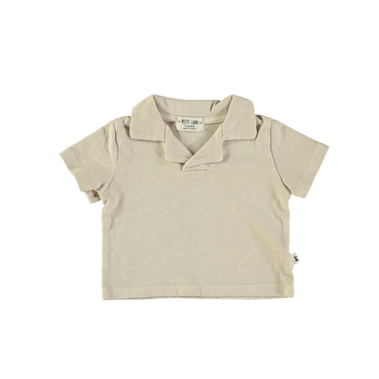Petit Indi Sand Short Sleeve Polo Shirt