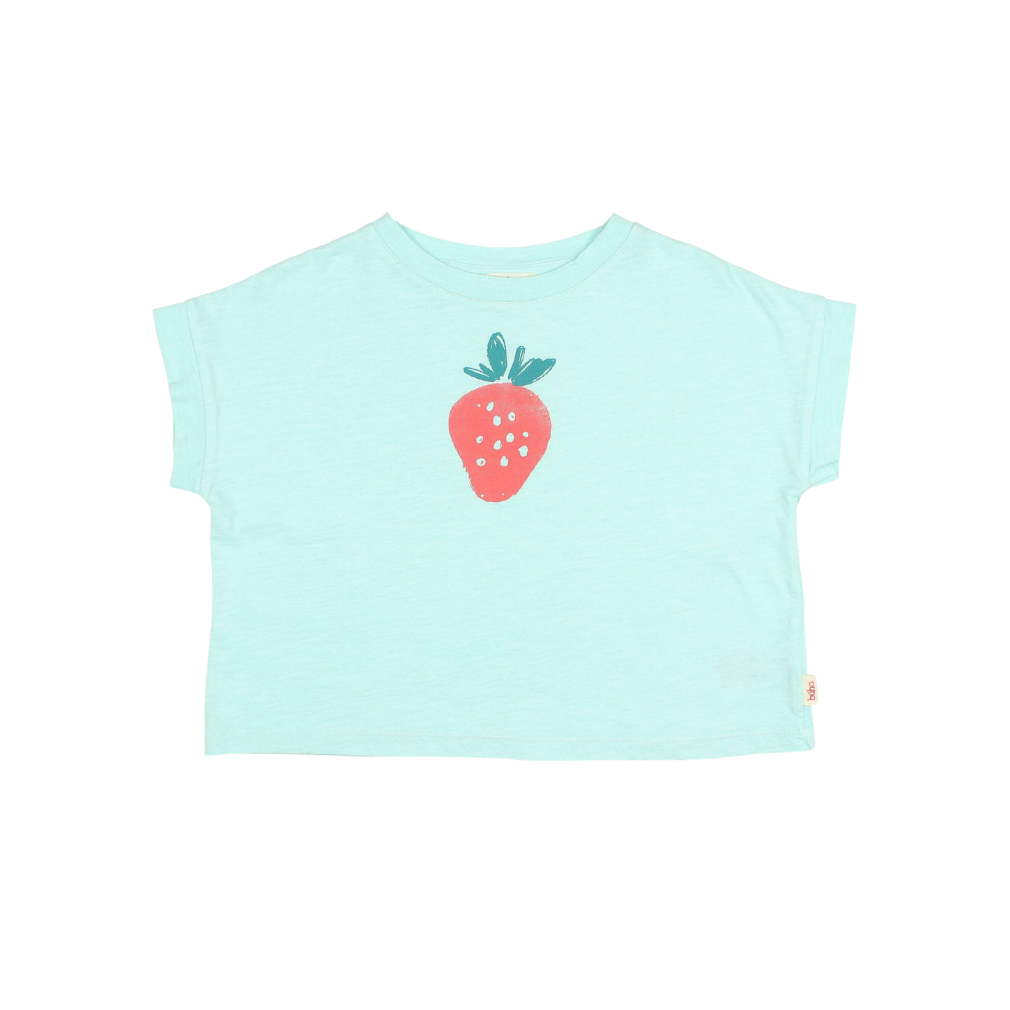 Buho Aqua Strawberry Short Sleeve Tee