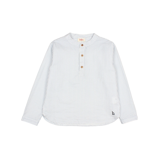 Buho Sky Blue Stripes Long Sleeve Shirt
