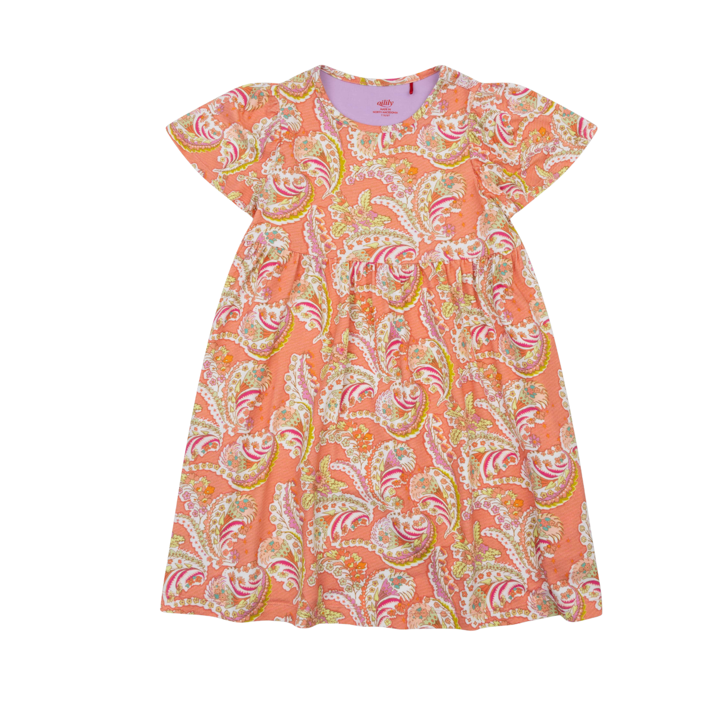 Oilily Crabapple Divine Short Sleeve Printed Dress