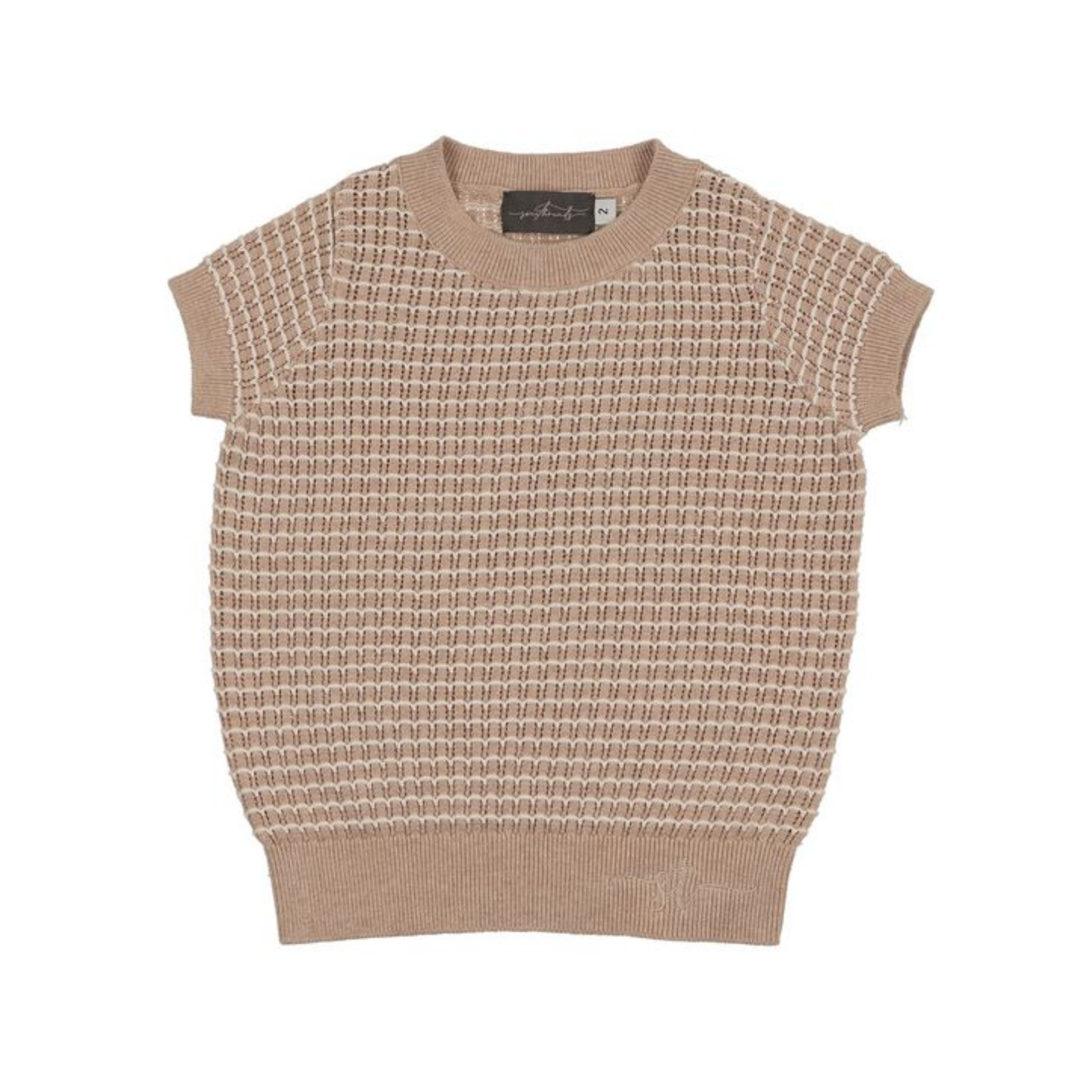 Sweet Threads Tan Parker Sweater