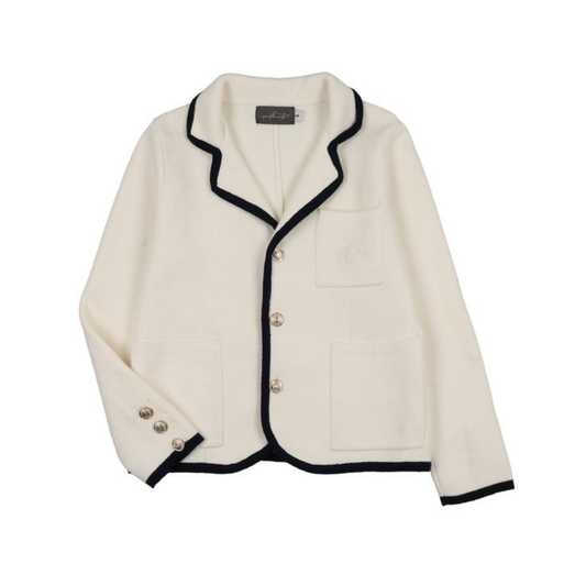 Sweet Threads Cream Noah Blazer