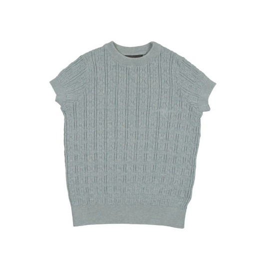 Sweet Threads Textured Blue Ocean Sweater