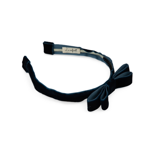 Le Enfant Velvet Bow Headband