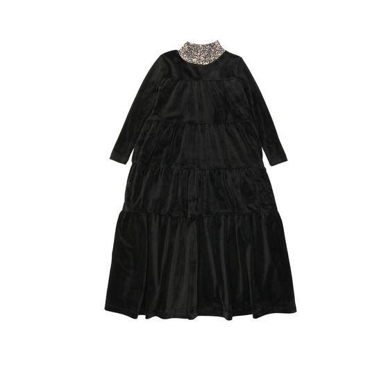 Bonjoy Graphic Flower Velour Robe