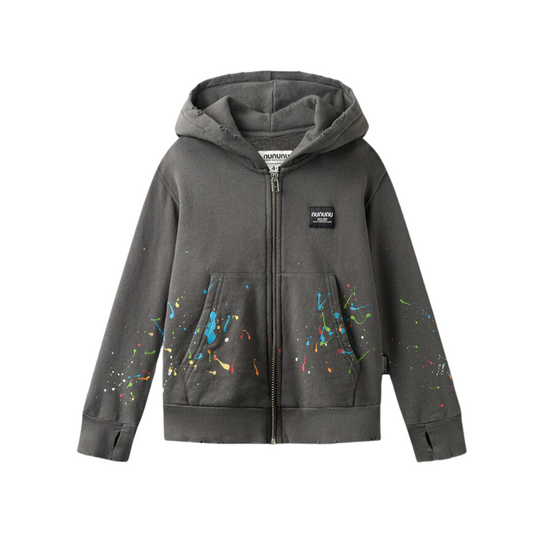 Nununu Splash Of Color Zip Hoodie