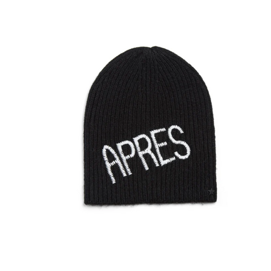 Jocelyn Rib Knit Hat With Embroidery