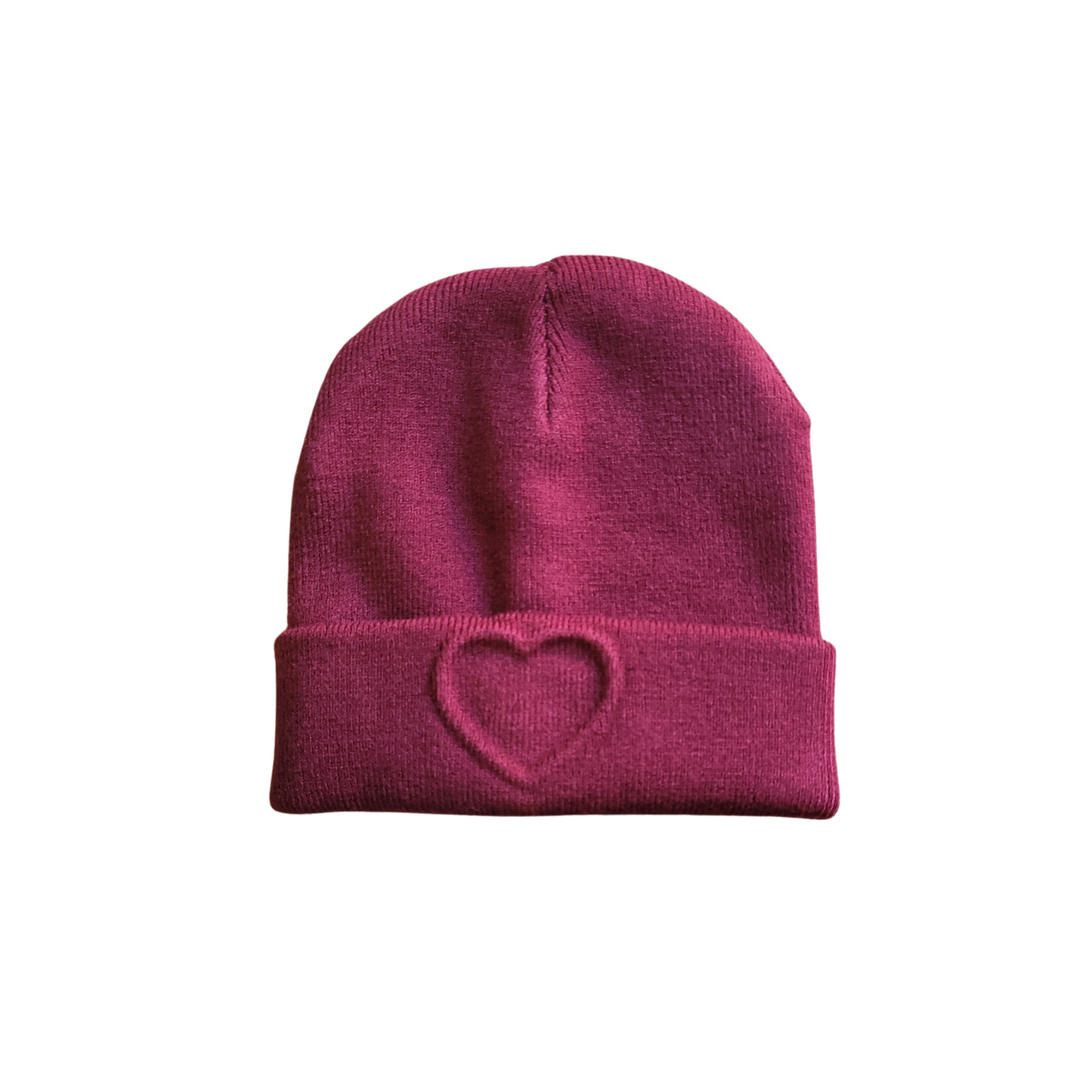 Dacee Stamped Heart Hat