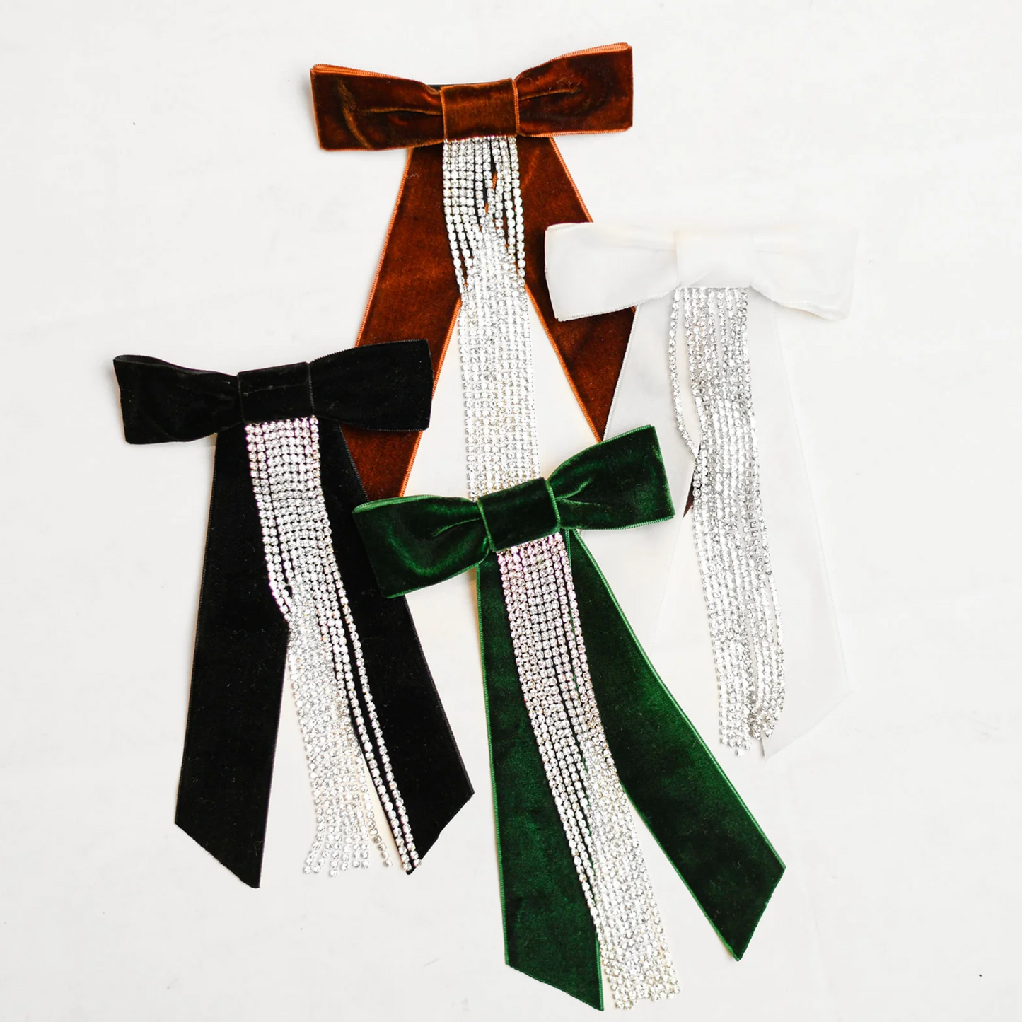 Nicsessories X Tiptoe Dangling Crystal Bows