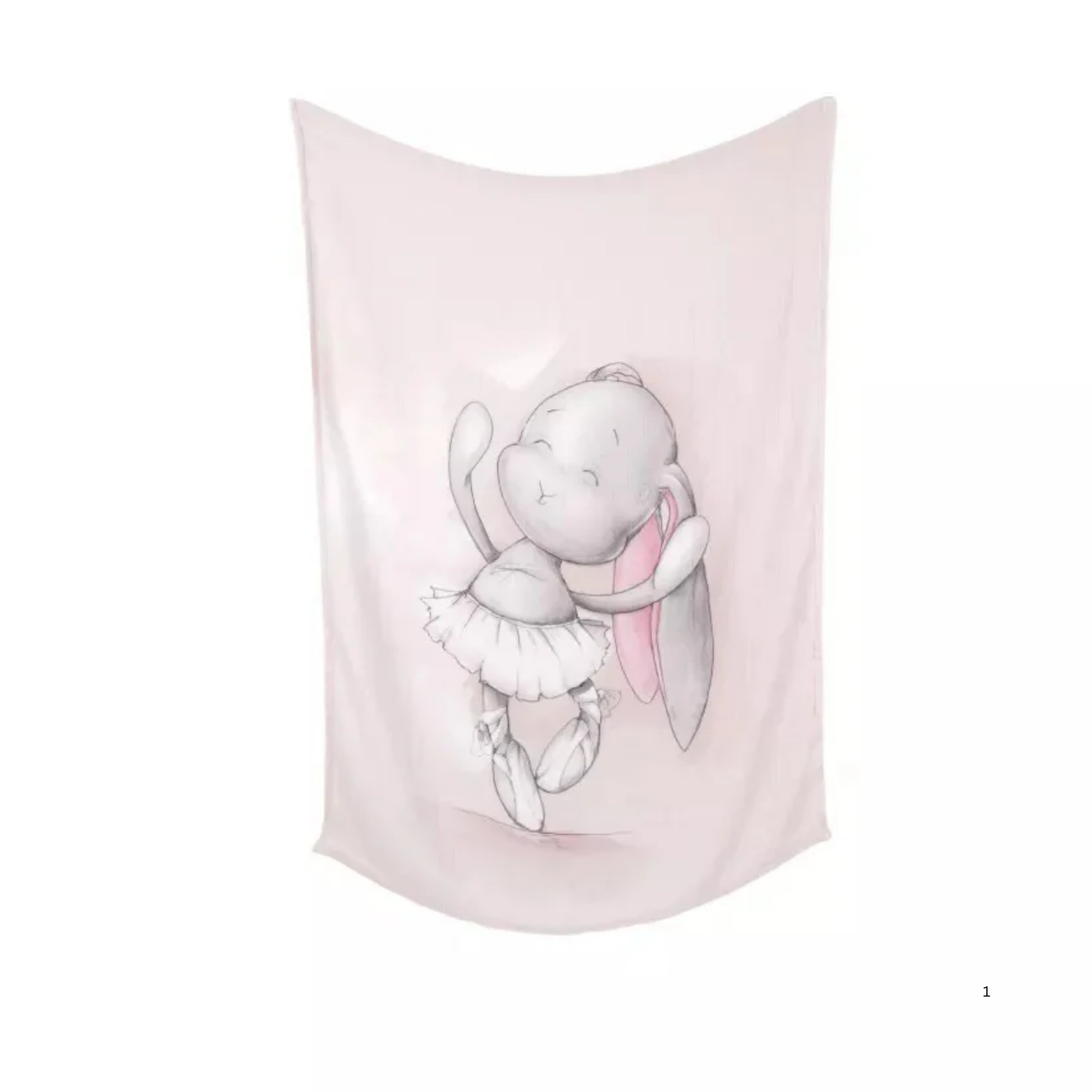 Effiki Bamboo Swaddle with Effiki Bunny Ballerina