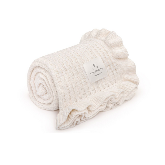 My Memi Bamboo Blanket with a Frill