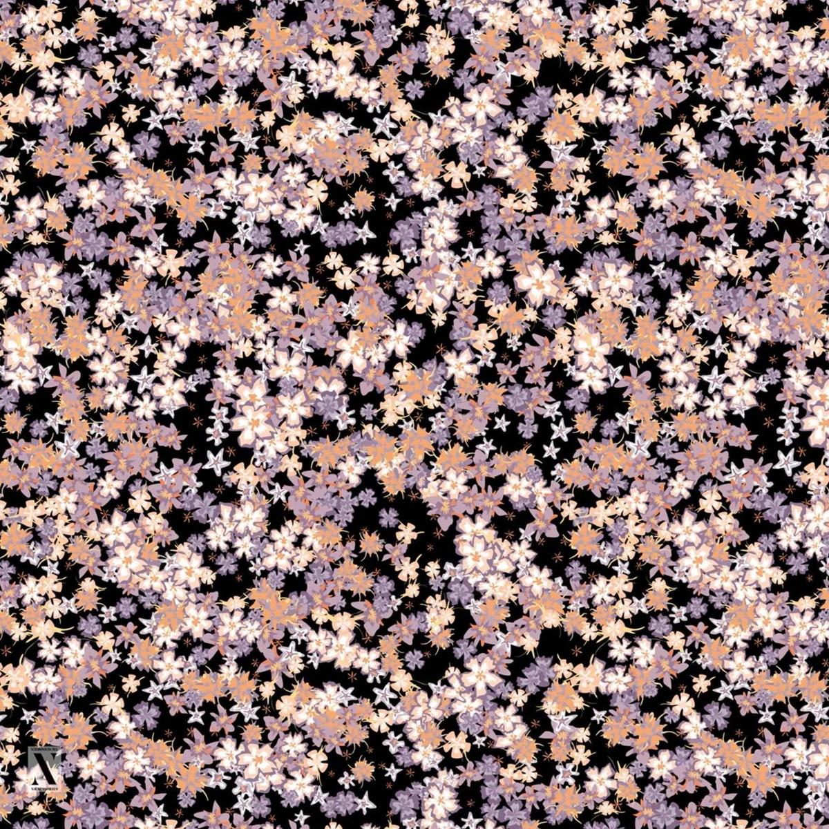 Nicsessories Floral Headscarf with Grip
