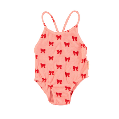 Piupiuchick Bows Crosses Straps Swimsuit